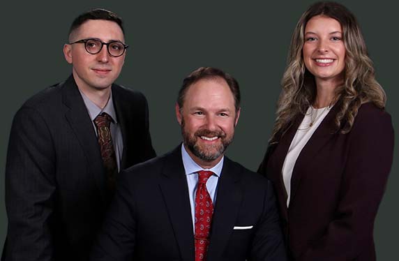 Attorneys Zachary Christopher Moore, Sean P. Schmergel and Samantha M. Hargis