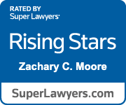 Rated By Super Lawyers, Rising Stars, Zachary C. Moore, SuperLawyers.com